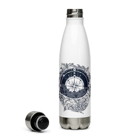 Whale Mandala Stainless Steel Water Bottle
