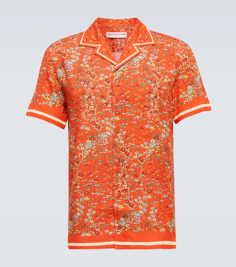 Hibbert floral bowling shirt