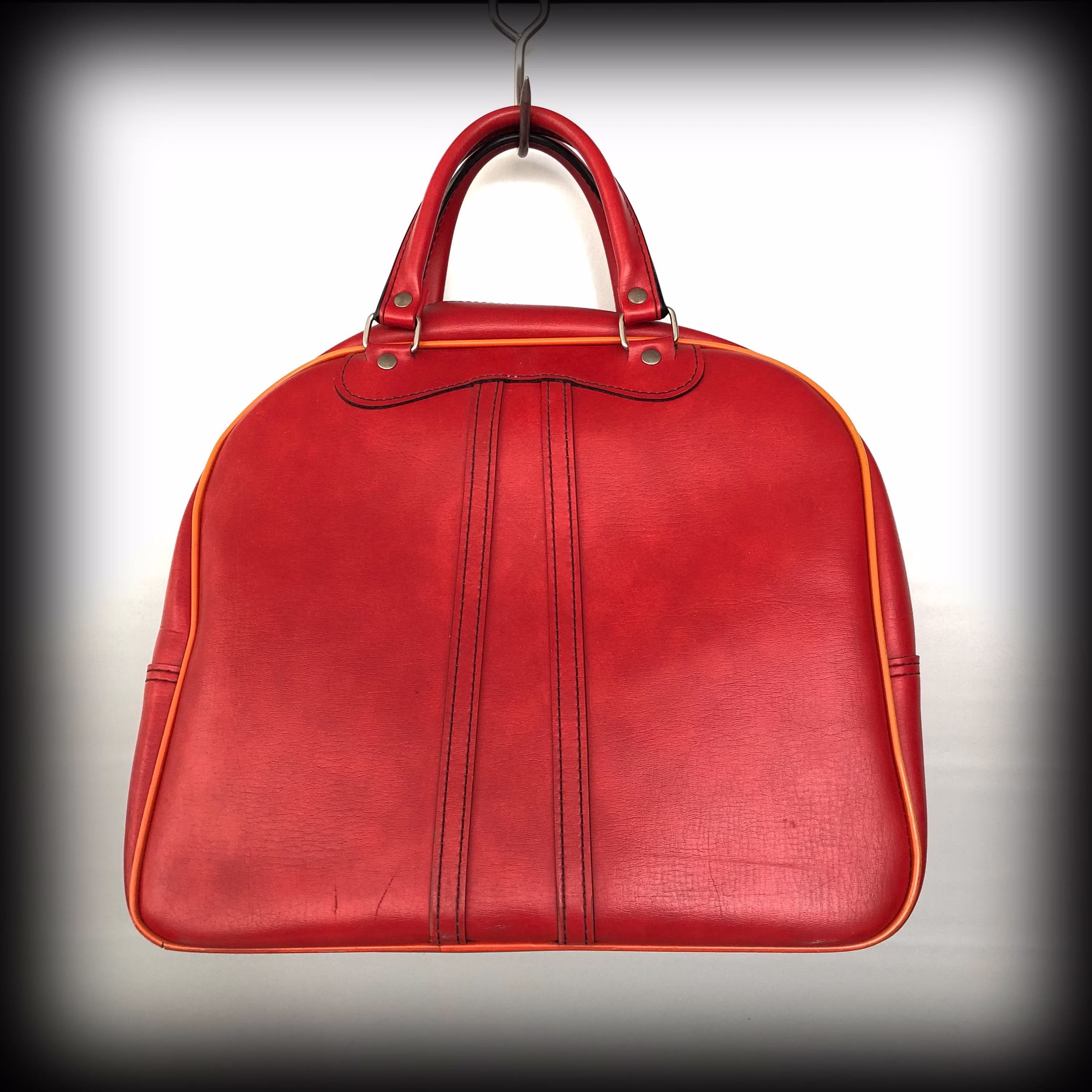 Vintage Red Bowling Bag
