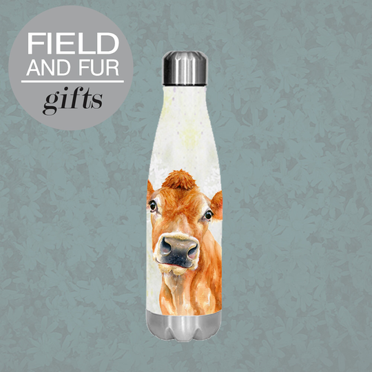 Jersey Cow , Insulated Water Bottle, Keeps Your Drink Hot Or Cold