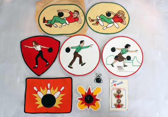Large Bowling Shirt Back Patches