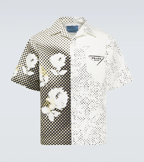Double Match cotton shirt