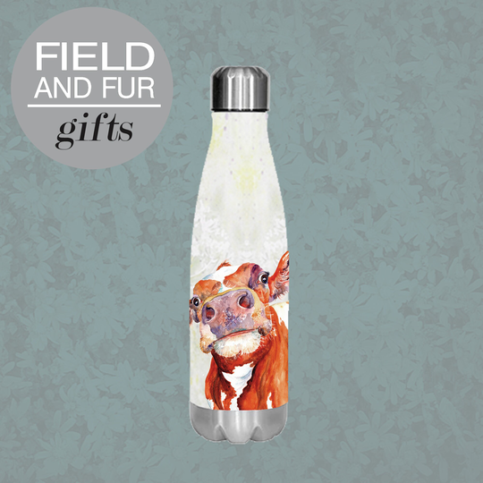 Holstein Cow , Insulated Water Bottle, Keeps Your Drink Hot Or Cold