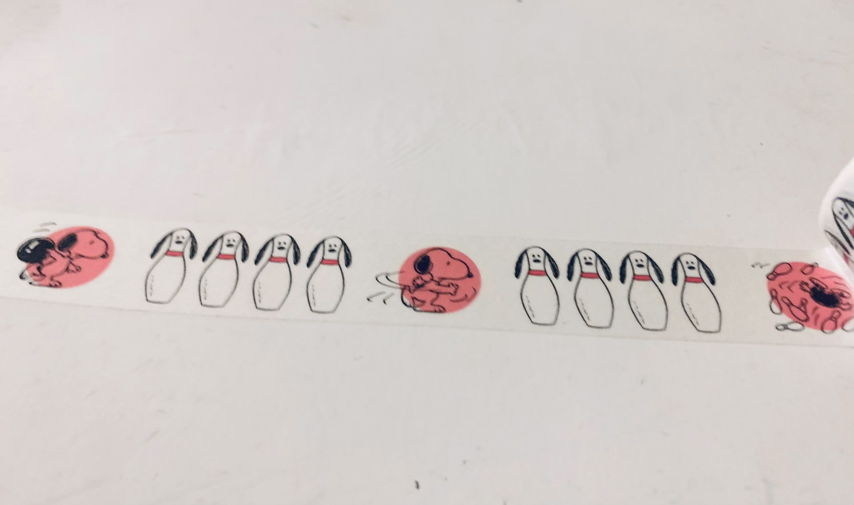 Dog Pin Bowling Planner Washi Tape Sample 18