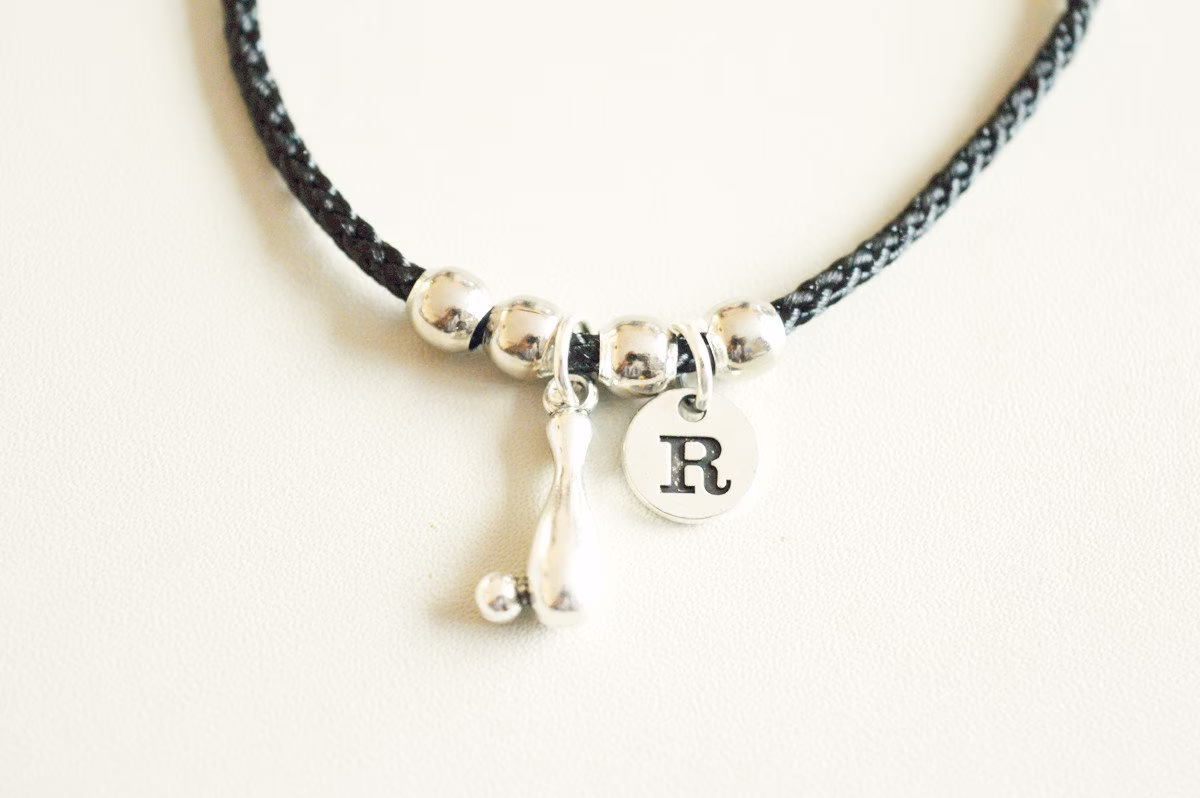 Bowling Gift For Her, Bracelet, Jewelry, Gift, Pin, Player Gift, Team