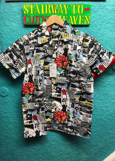 Bombshell American Style Movie Print Bowling Shirt Size Small New With Tags & Have Two Of These