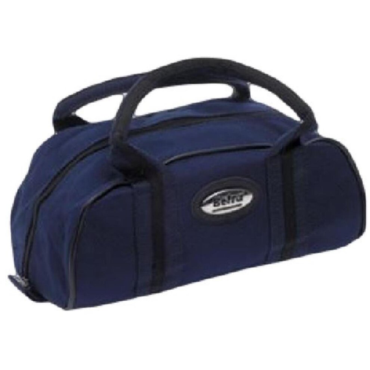 BOWL SPORTS BALL STORAGE CARRIER HOLDALL NYLON ZIP FASTENING 2 BOWL BAG NAVY