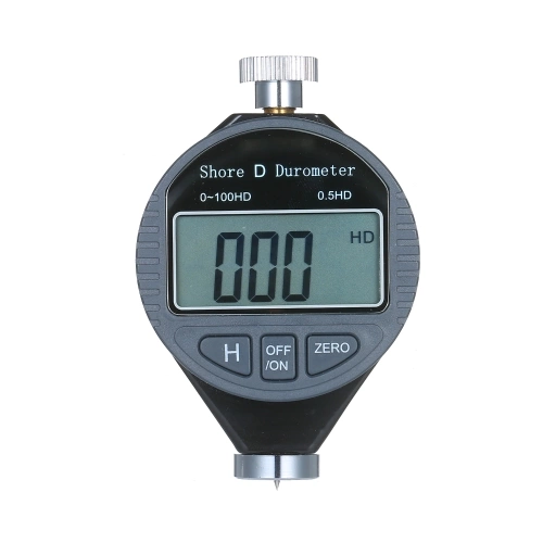 Portable 0-100HC Shore C Hardness Tester Meter Digital Durometer Scale for Sponge Soft Material with Large LCD Display