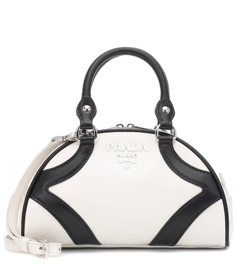 Bowling leather tote