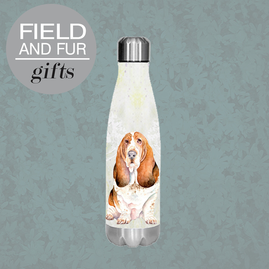 Basset Hound , Insulated Water Bottle, Keeps Your Drink Hot Or Cold