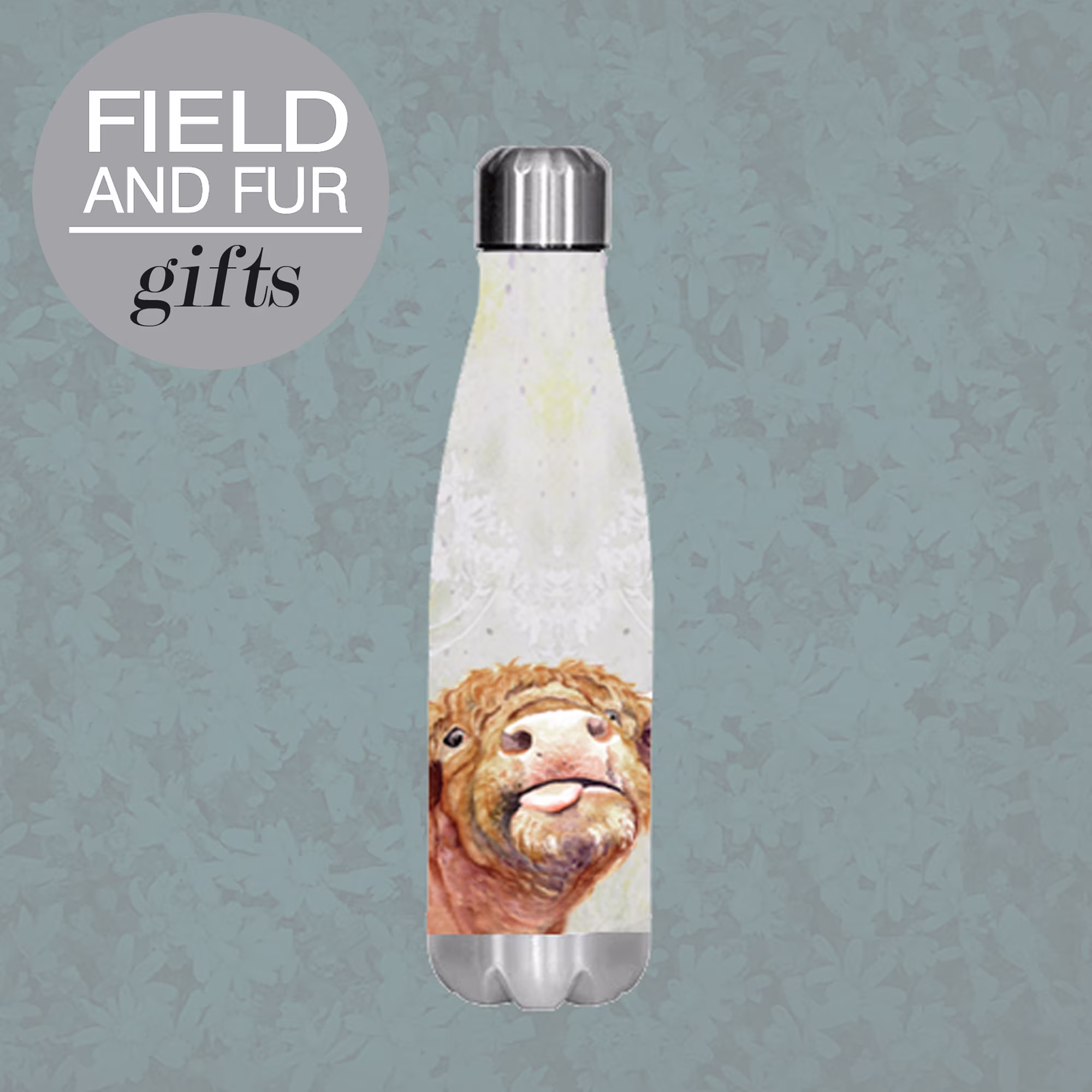 Highland Cow , Insulated Water Bottle, Keeps Your Drink Hot Or Cold