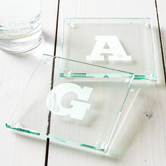 Personalised Hobby Monogram Coaster