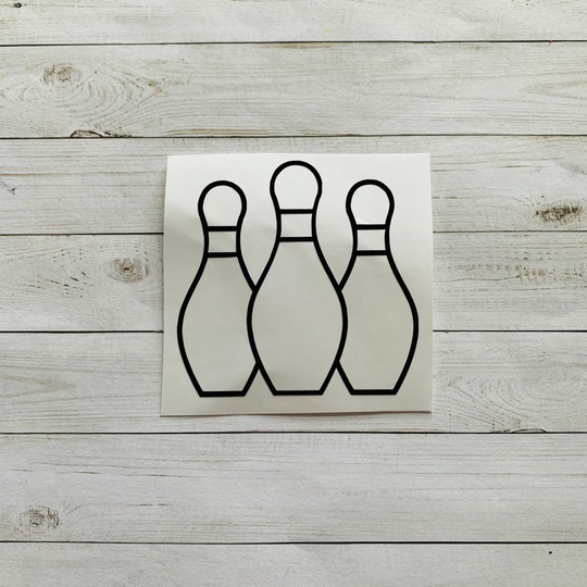 Bowling Decal | Sticker Theme Decoration Decor Pins
