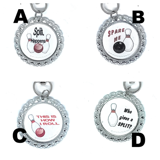 Gifts For Bowlers, Bowling Team Gifts, Zipper Pull, Bag Tag, League Gift Women Bowlers, Girl Bowler Gift
