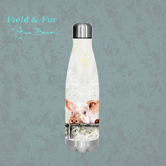 Pig , Insulated Water Bottle, Keeps Your Drink Hot Or Cold