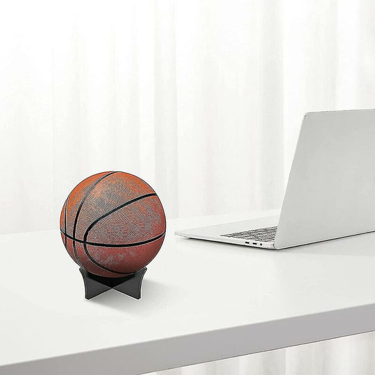 Pieces Basketball Stand Holder Football Stand Acrylic Ball Display Stand Clear Basketball
