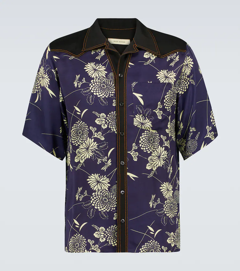 Highlife floral bowling shirt