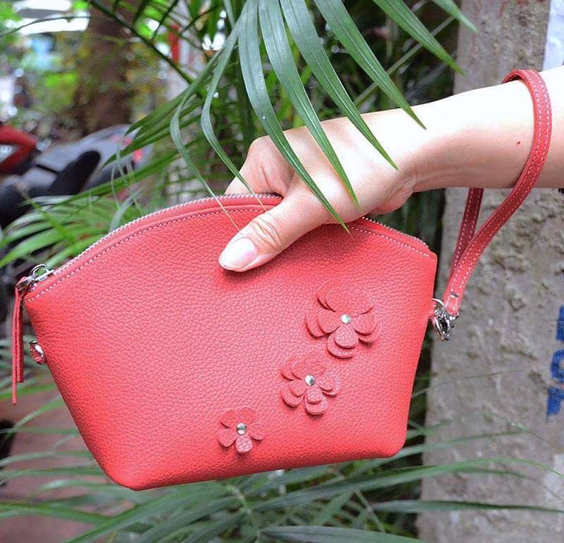 Leather Coin Purse, Pouch, Purs, Bowler Bag, Gif For Her