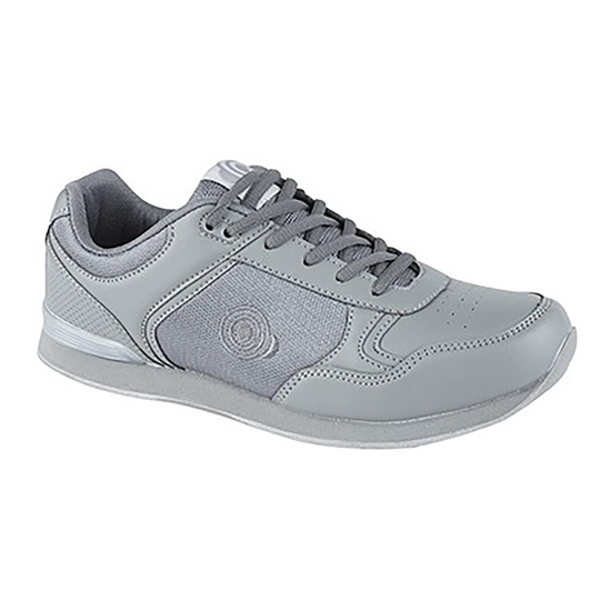 (8 UK, Grey) Dek Unisex Adults Jack Lace Up Trainer-Style Bowling Shoes