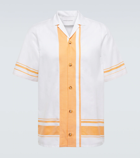 Cotton bowling shirt