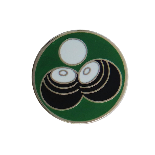 Bowls & Jack Pin Badge