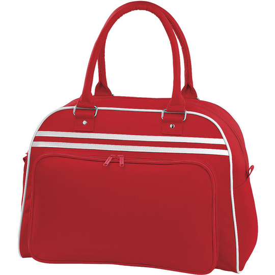 Bagbase - Retro Bowling Bag (23 Litres) (Pack of 2) (One Size) (Classic Red/White) - Classic Red/White