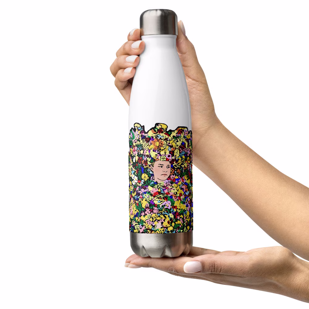 Midsommar Stainless Steel Water Bottle // May Queen Art