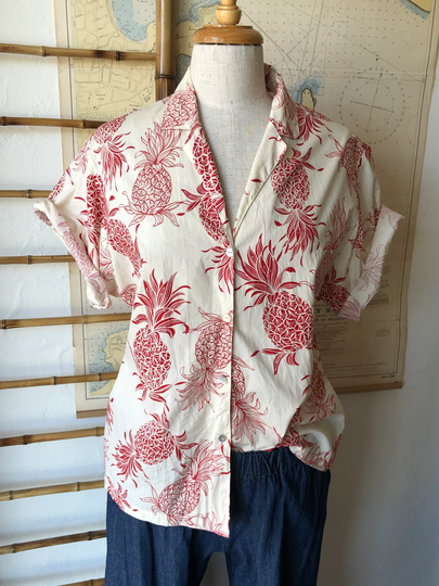 Bobby Shirt Red Pineapple