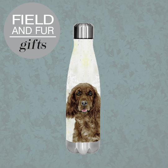 Cocker Spaniel , Insulated Water Bottle, Keeps Your Drink Hot Or Cold