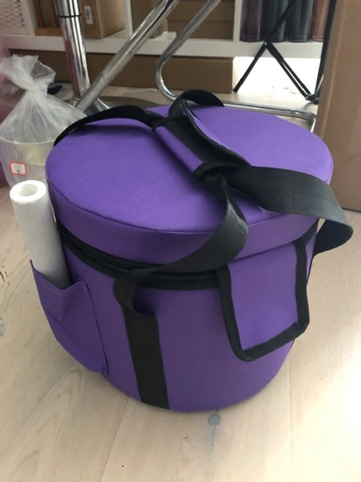 Purple Cotton Bag Carry Case For 7" - 8