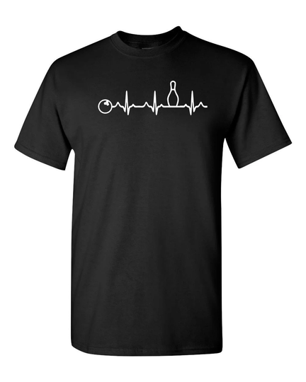 Bowling Heartbeat/Shirt Gift Funny